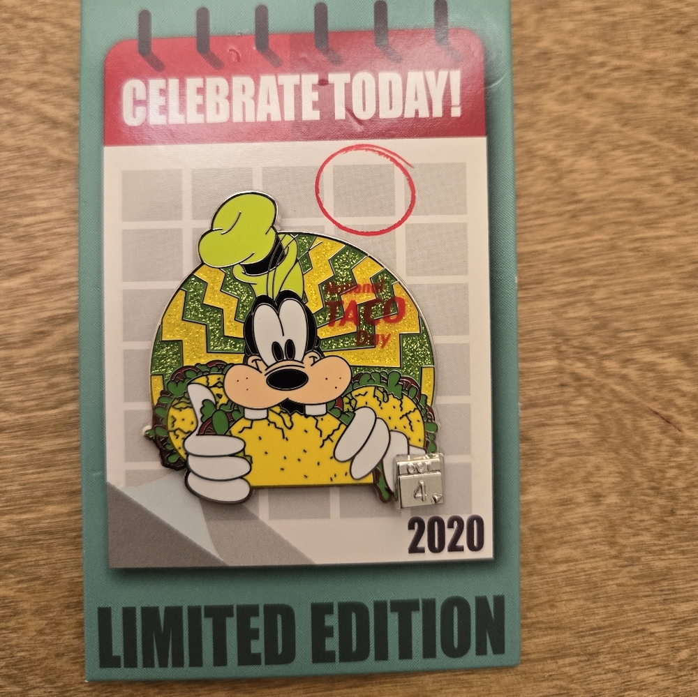 Limited edition taco goofy pin